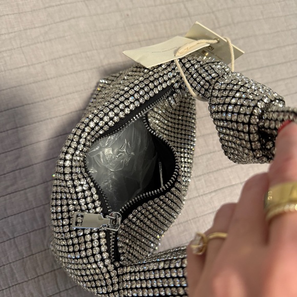 Silver Rhinestone Bag - Picture 2 of 3